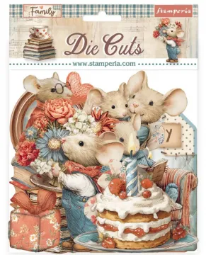 Family Die-Cuts, 44 pieces